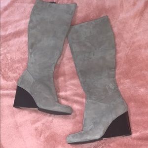 Cole Haan NikeAir suede wedge boots